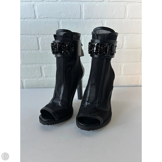 Boots Designer By Karl Lagerfeld In Black, Size: 7.5