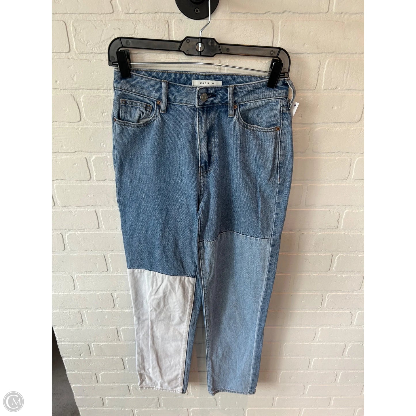 Jeans Straight By Pacsun In Blue & White, Size: 2