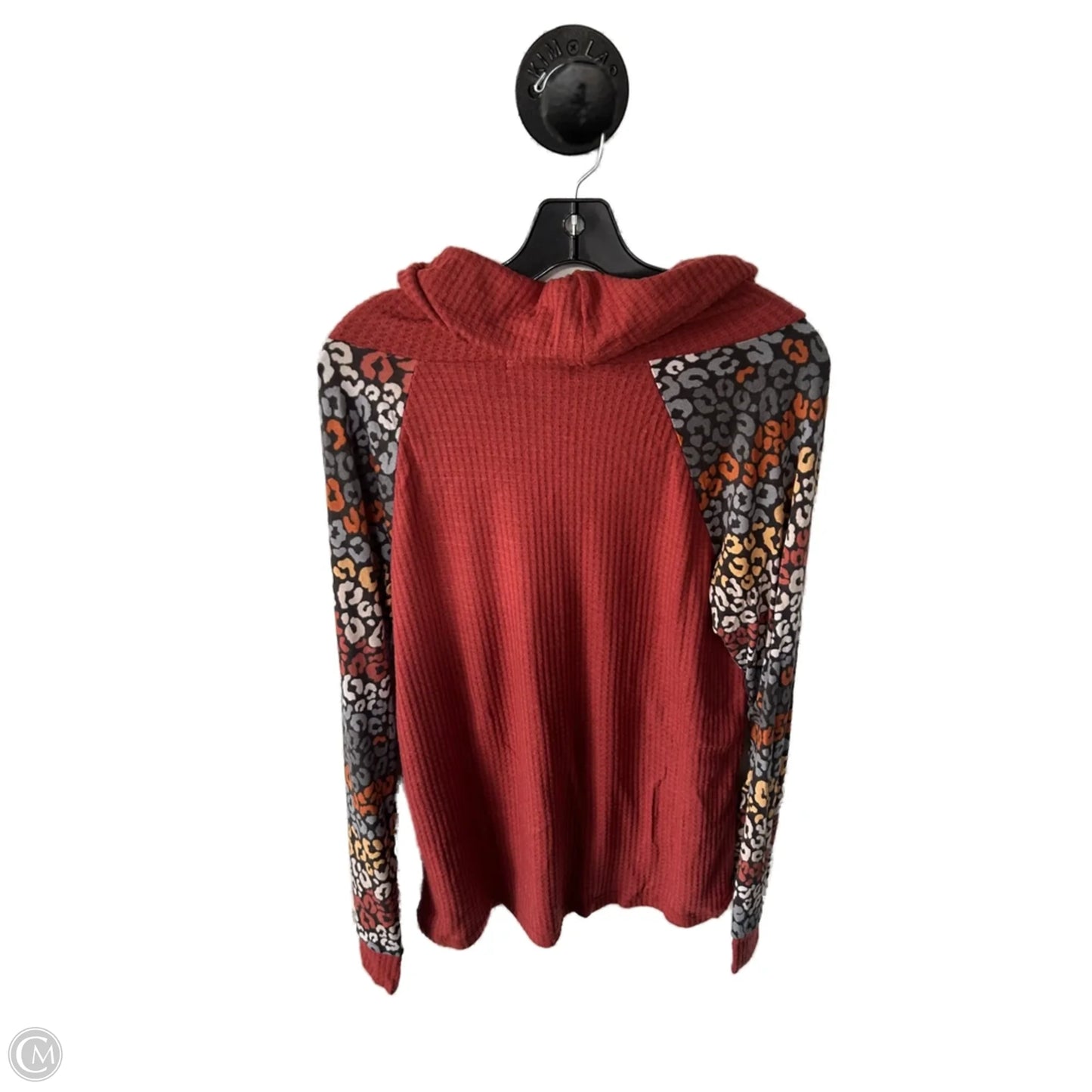 Top Long Sleeve By Clothes Mentor In Orange, Size: L