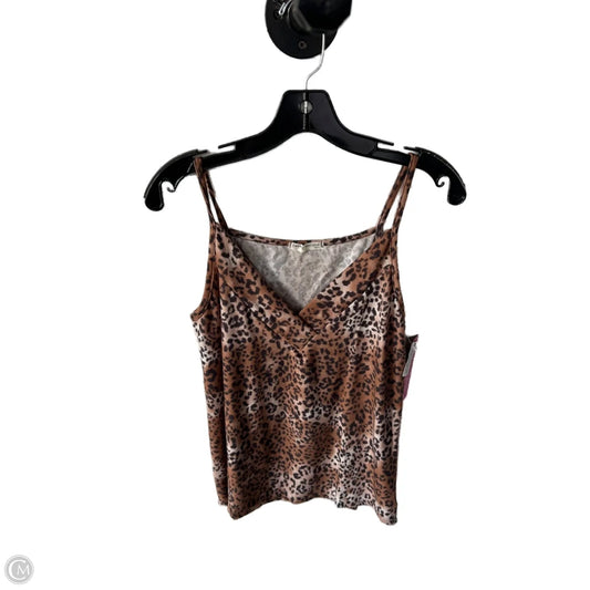 Top Sleeveless By Clothes Mentor In Animal Print, Size: M