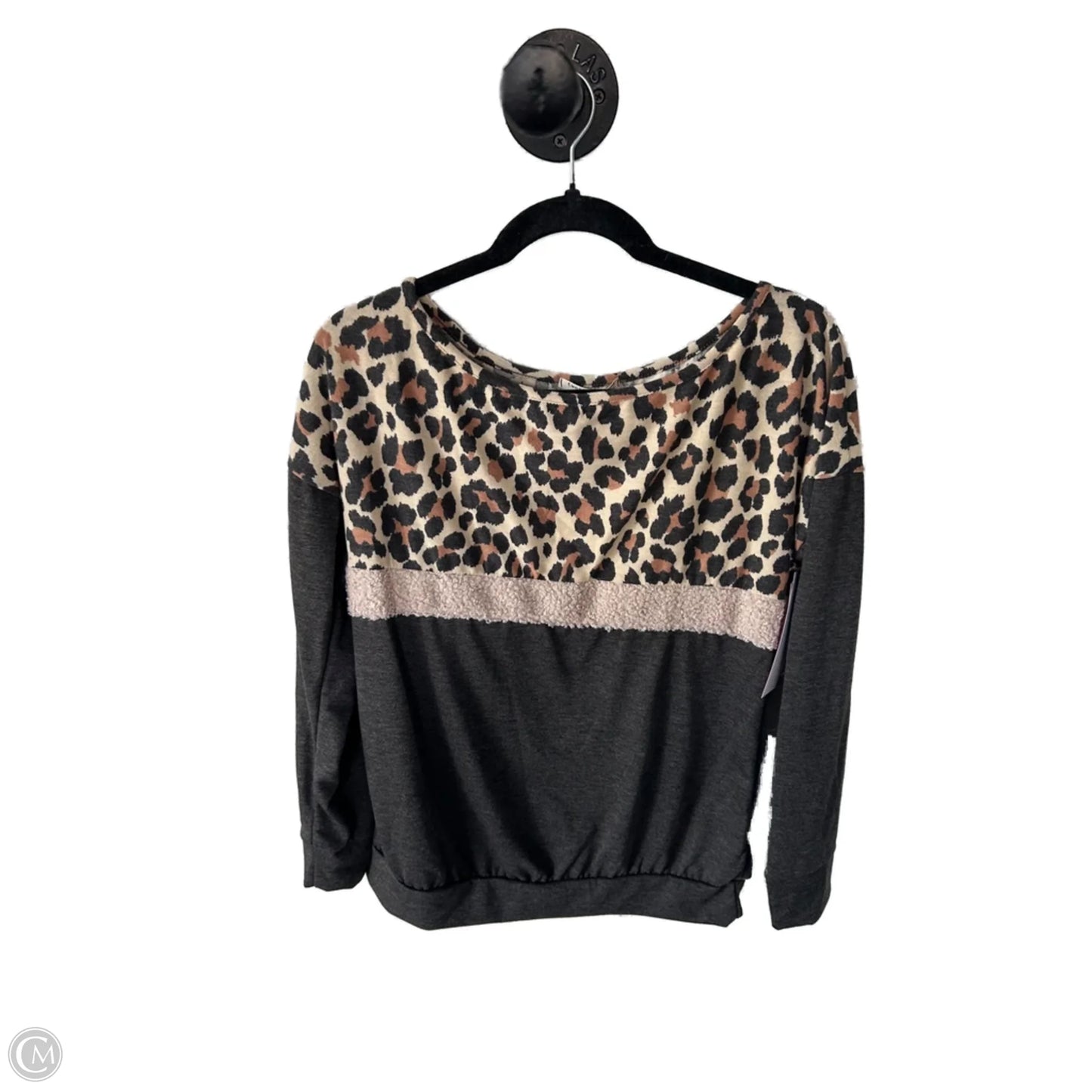 Top Long Sleeve By Clothes Mentor In Animal Print, Size: M