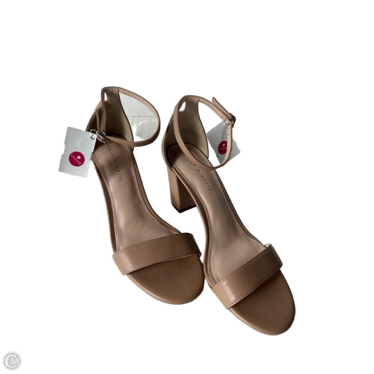 Shoes Heels Block By Kelly And Katie In Tan, Size: 11