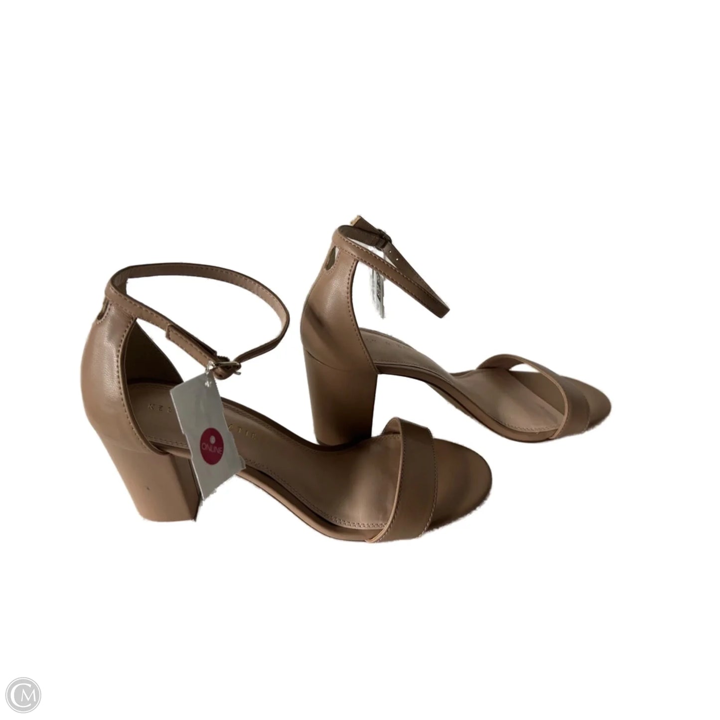 Shoes Heels Block By Kelly And Katie In Tan, Size: 11
