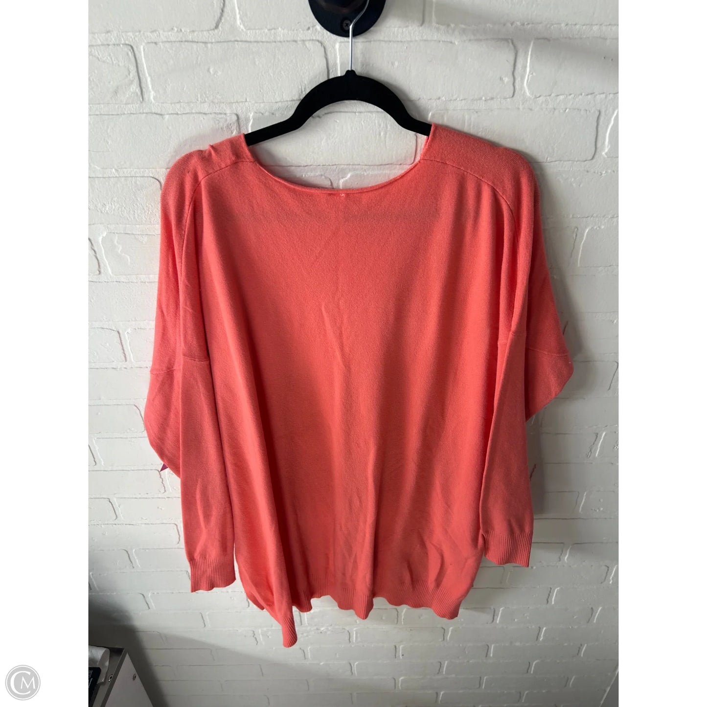 Sweater By Zenana In Orange, Size: 1x