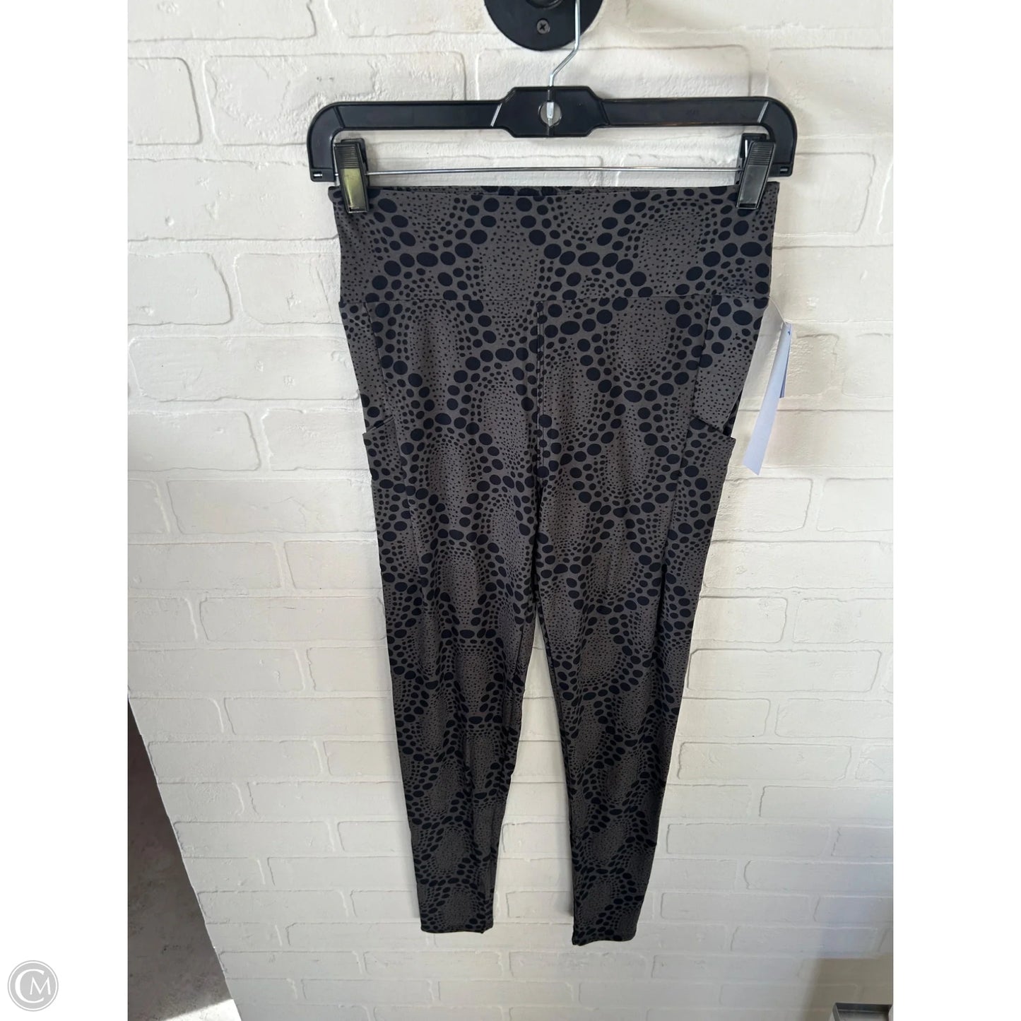 Pants Leggings By Cme In Black & Grey, Size: 4