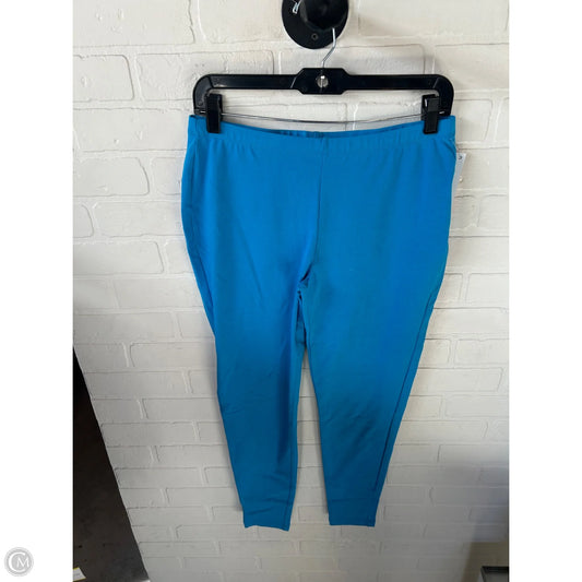 Pants Leggings By Zenana In Blue, Size: 18