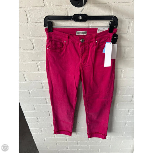 Jeans Straight By Kut In Pink, Size: 2