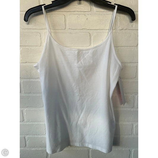 Top Sleeveless Basic By Banana Republic In White, Size: M