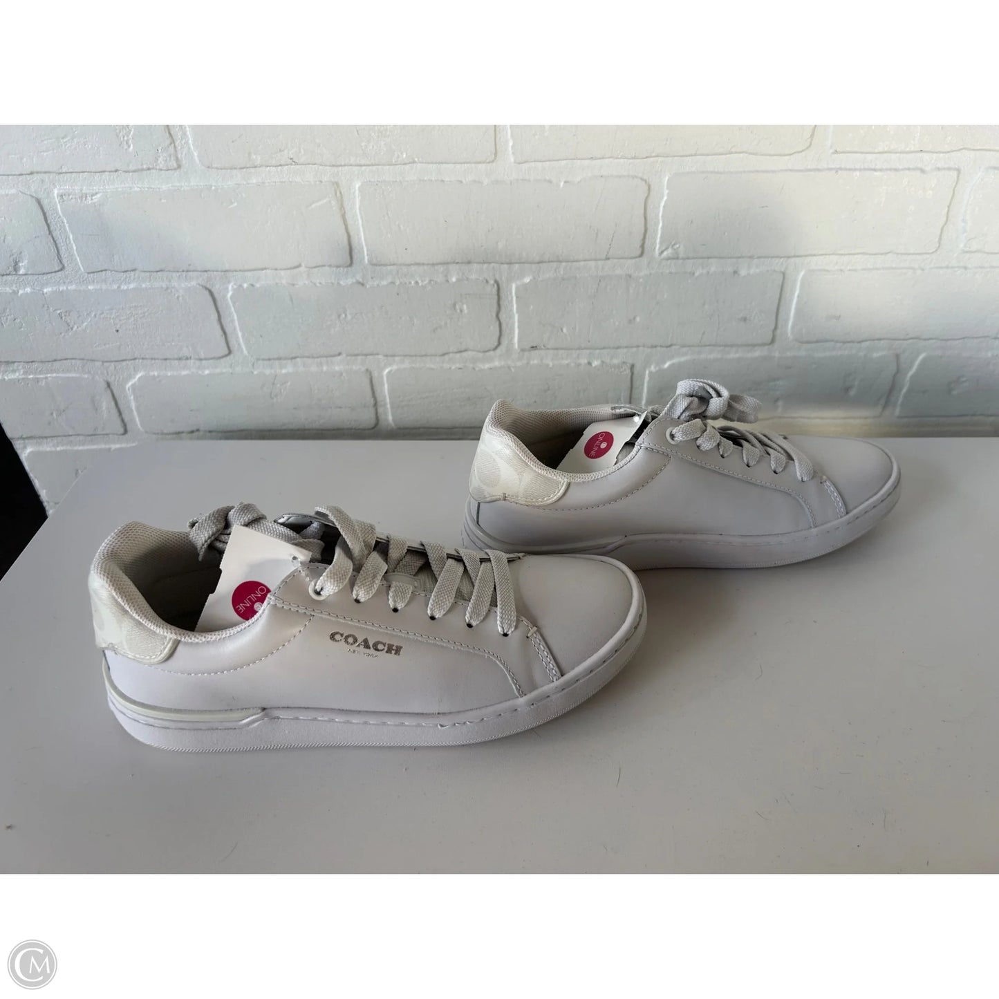 Shoes Designer By Coach In White, Size: 7.5