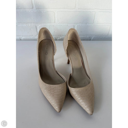 Shoes Heels Stiletto By Aldo In Cream & Tan, Size: 8