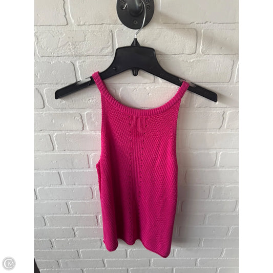 Vest Sweater By Ee Some In Pink, Size: M