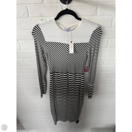 Dress Casual Midi By Bailey 44 In Grey & White, Size: S