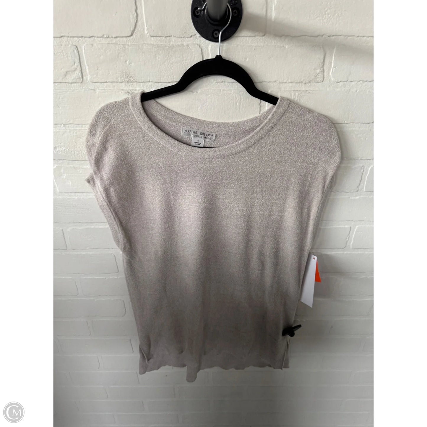 Sweater Short Sleeve By Barefoot Dreams In Beige, Size: S