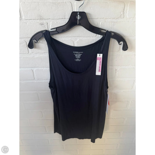 Top Sleeveless Basic By Majestic Filatures In Blue, Size: S