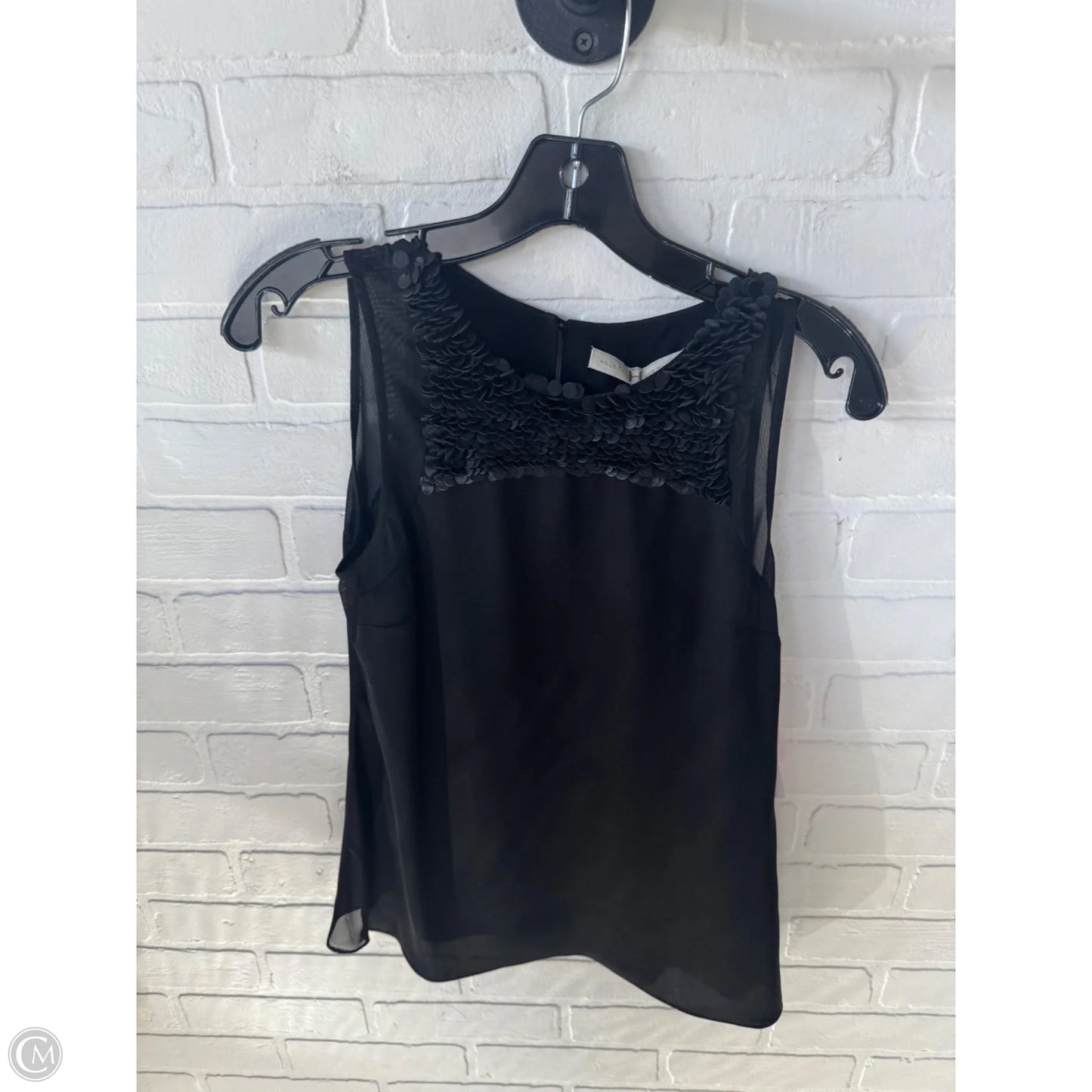 Top Sleeveless By Halston Heritage In Black, Size: Xs