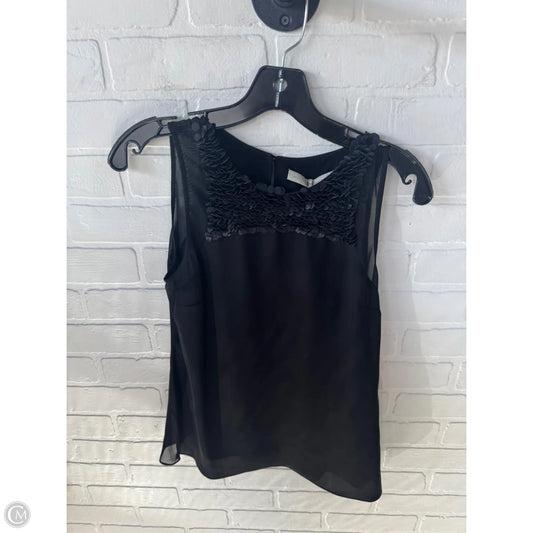 Top Sleeveless By Halston Heritage In Black, Size: Xs