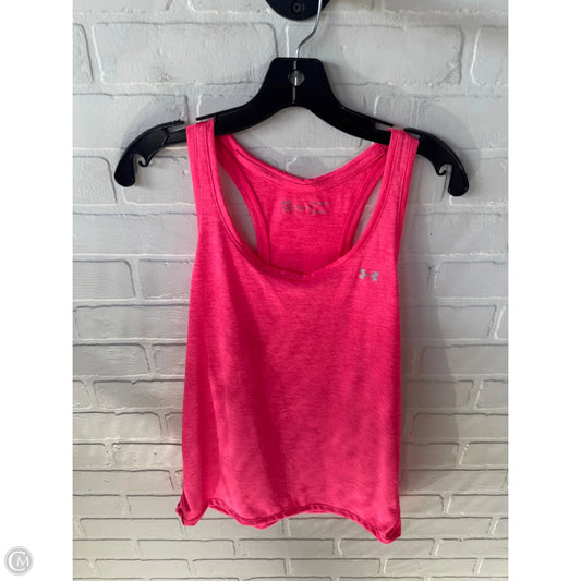 Athletic Tank Top By Under Armour In Pink, Size: M