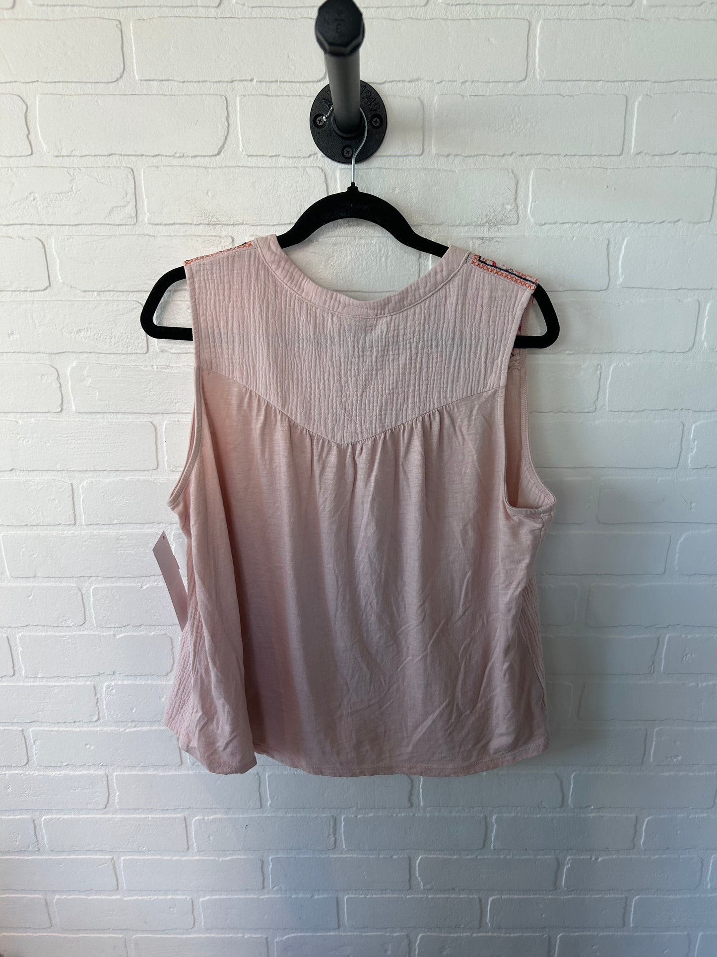 Top Sleeveless By Knox Rose In Pink, Size: L