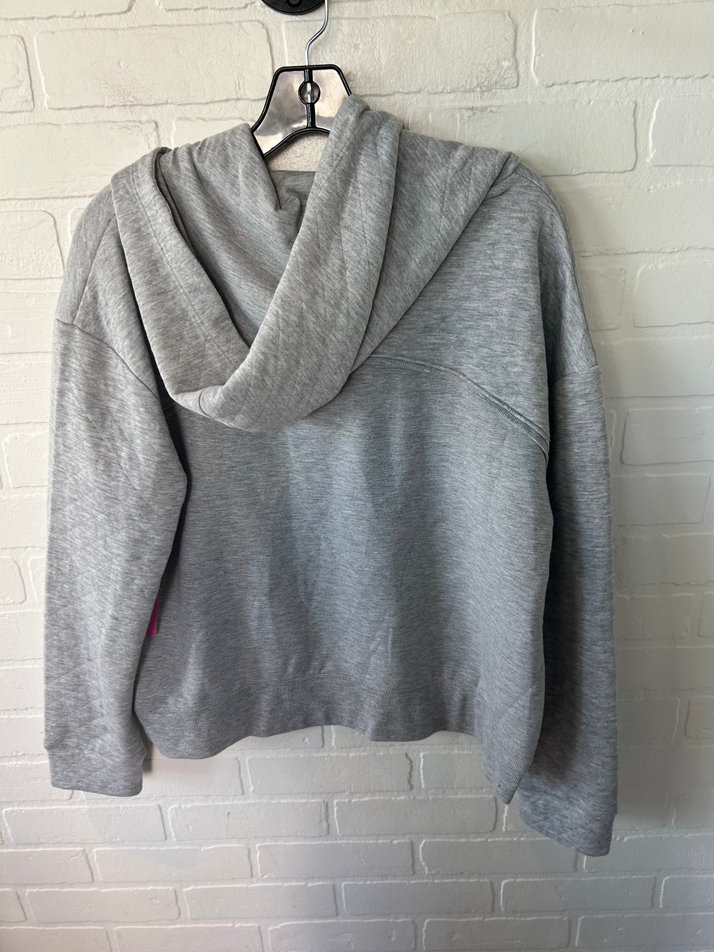 Sweatshirt Hoodie By Danskin In Grey, Size: L