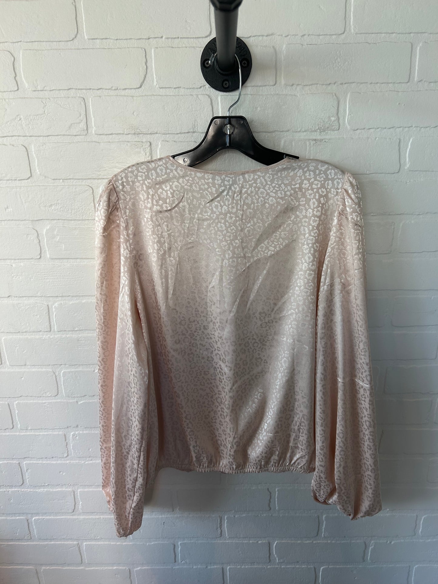 Top Long Sleeve By Clothes Mentor In Pink, Size: L