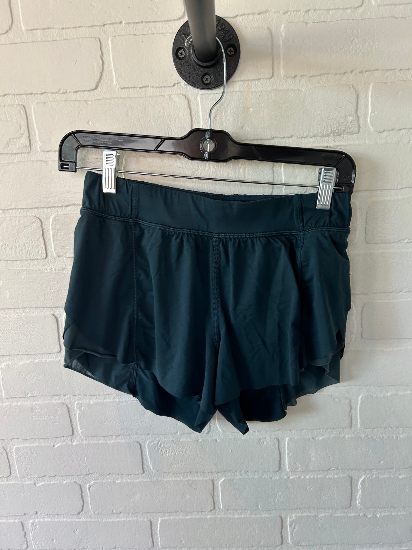 Athletic Shorts By Lululemon In Green, Size: 2