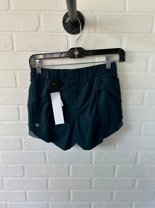 Athletic Shorts By Lululemon In Green, Size: 2