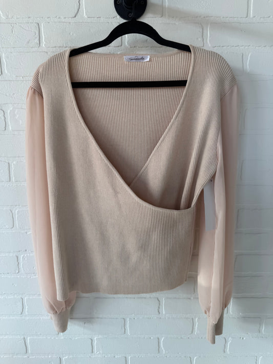 Top Long Sleeve By Magnolia In Pink, Size: Xl