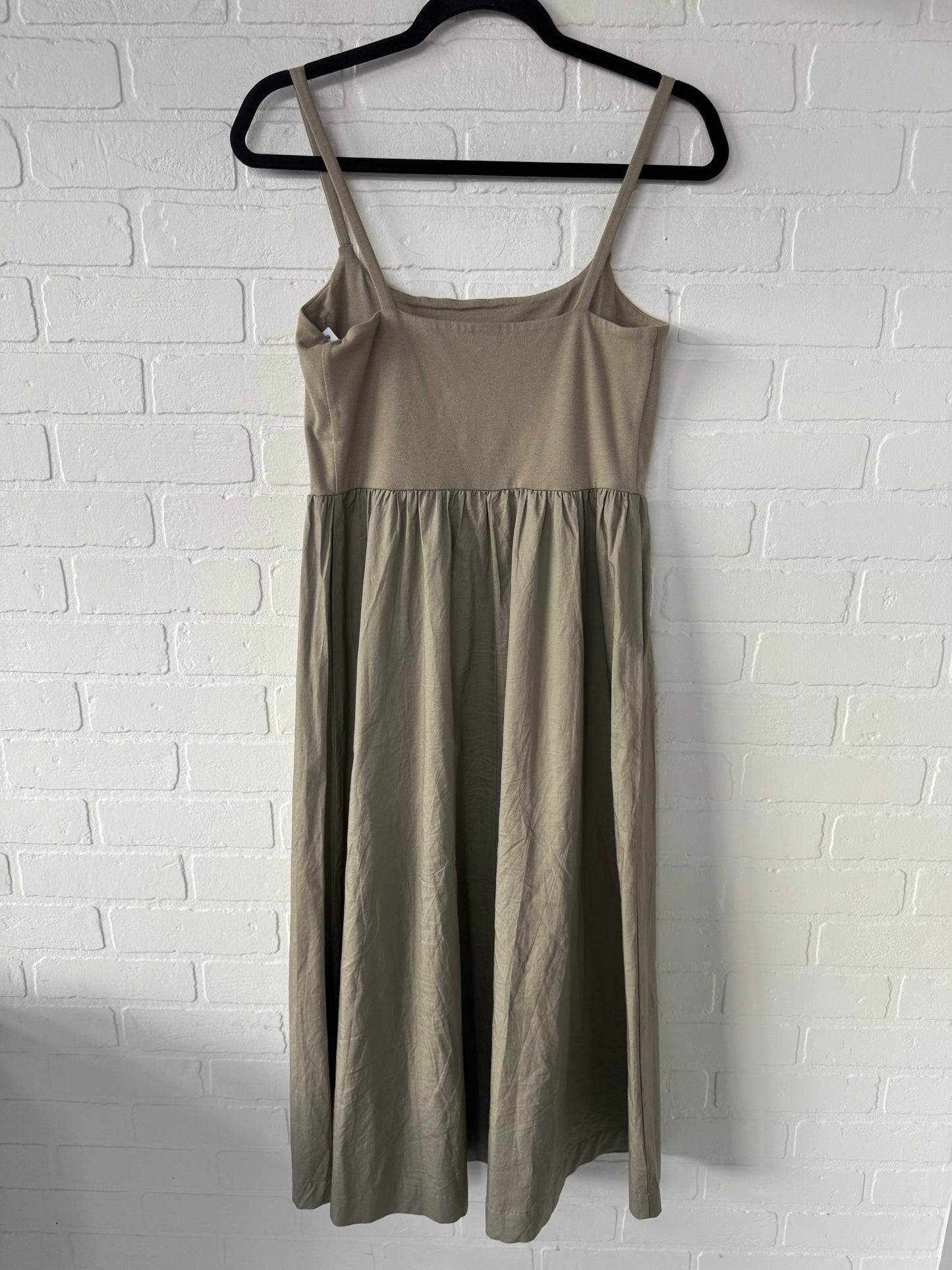 Dress Casual Midi By Old Navy In Tan, Size: M