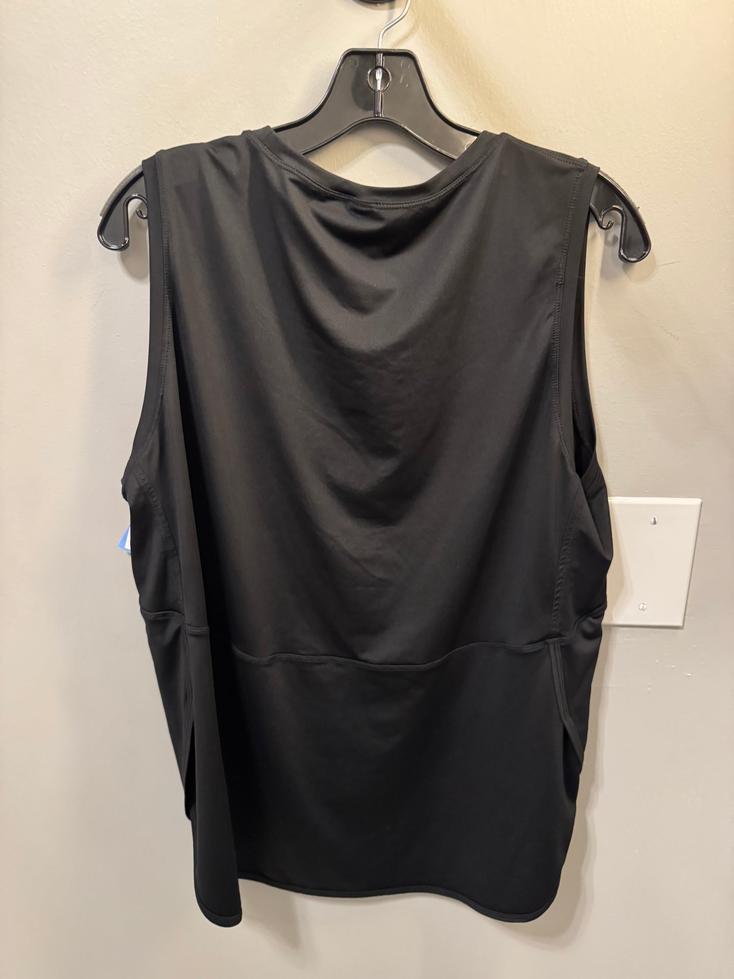 Athletic Tank Top By Clothes Mentor In Black, Size: Xl