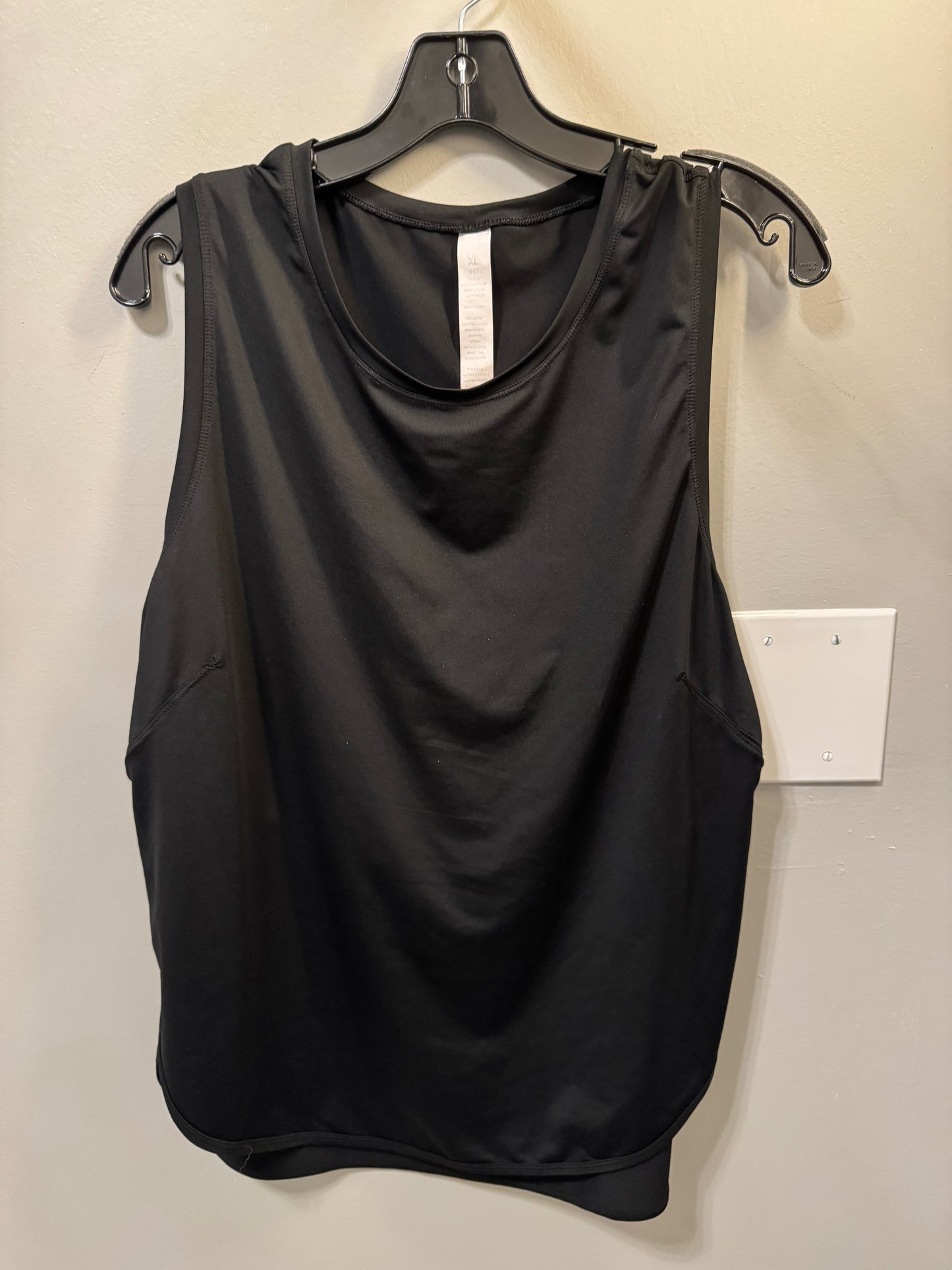 Athletic Tank Top By Clothes Mentor In Black, Size: Xl