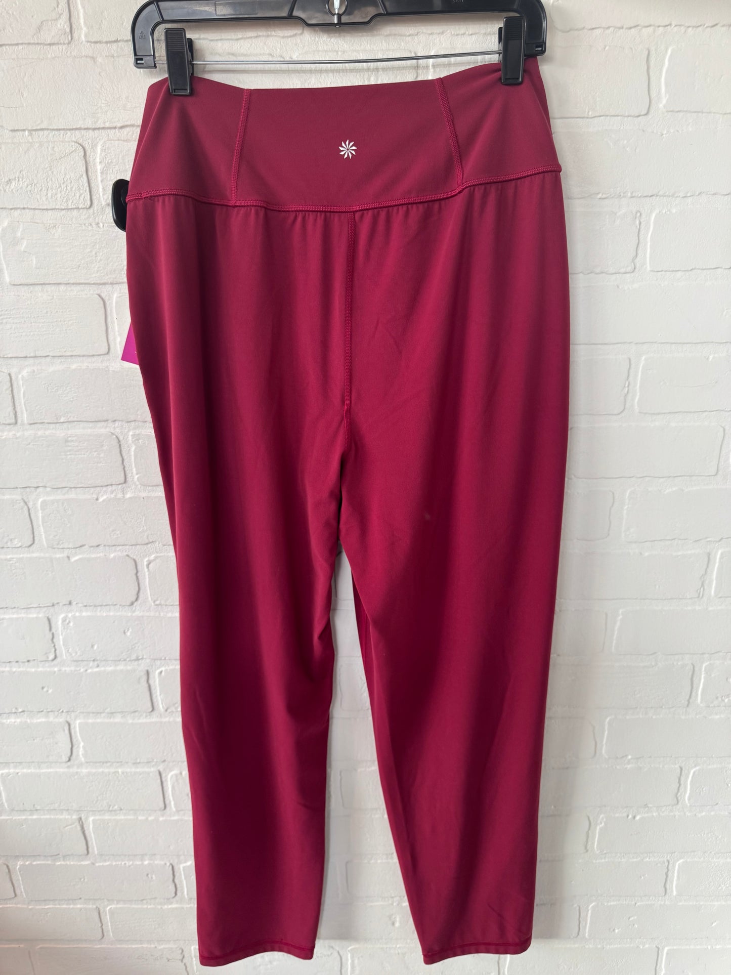 Athletic Pants By Athleta In Red, Size: 10