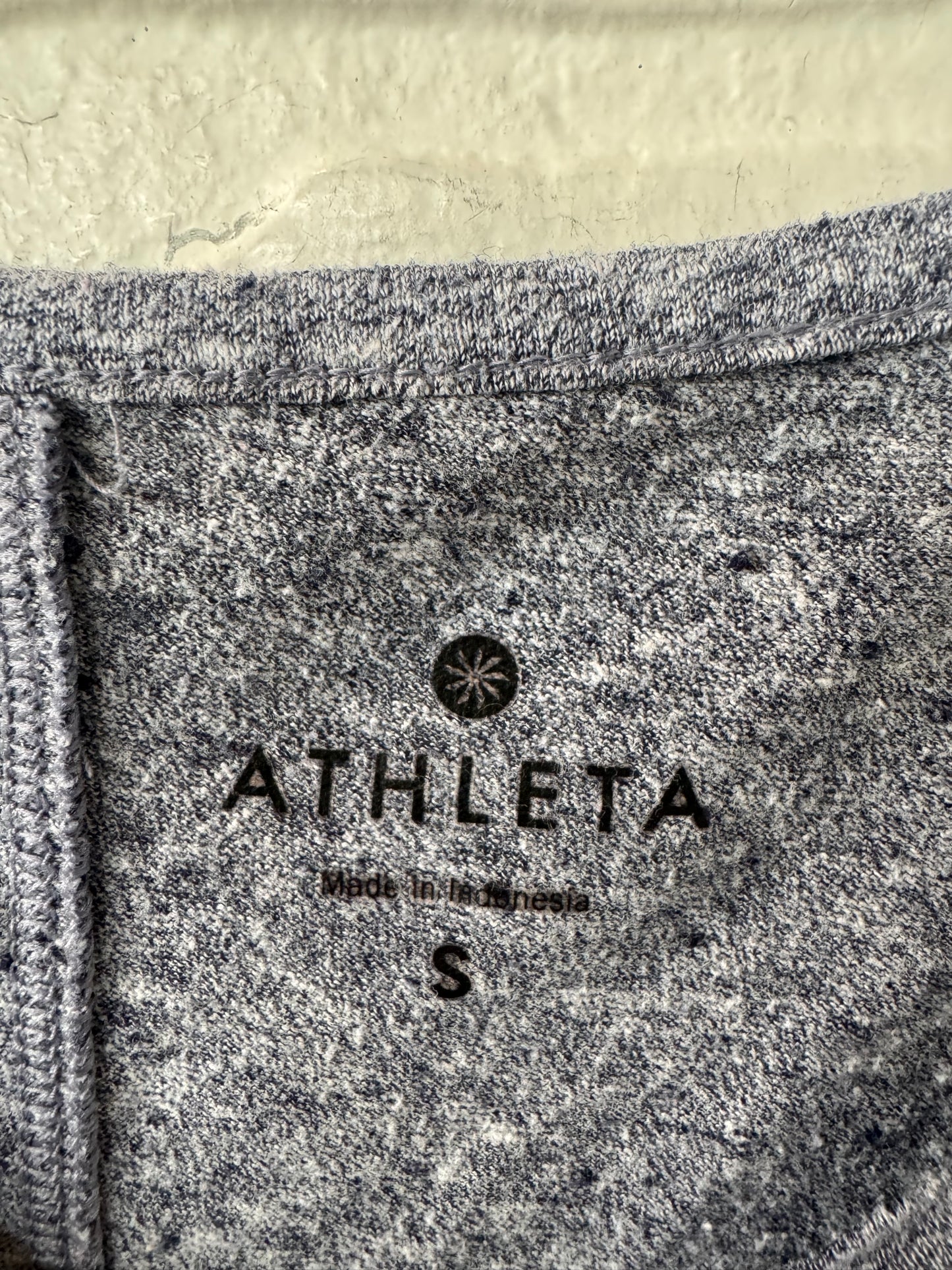 Athletic Top Long Sleeve Crewneck By Athleta In Blue, Size: S