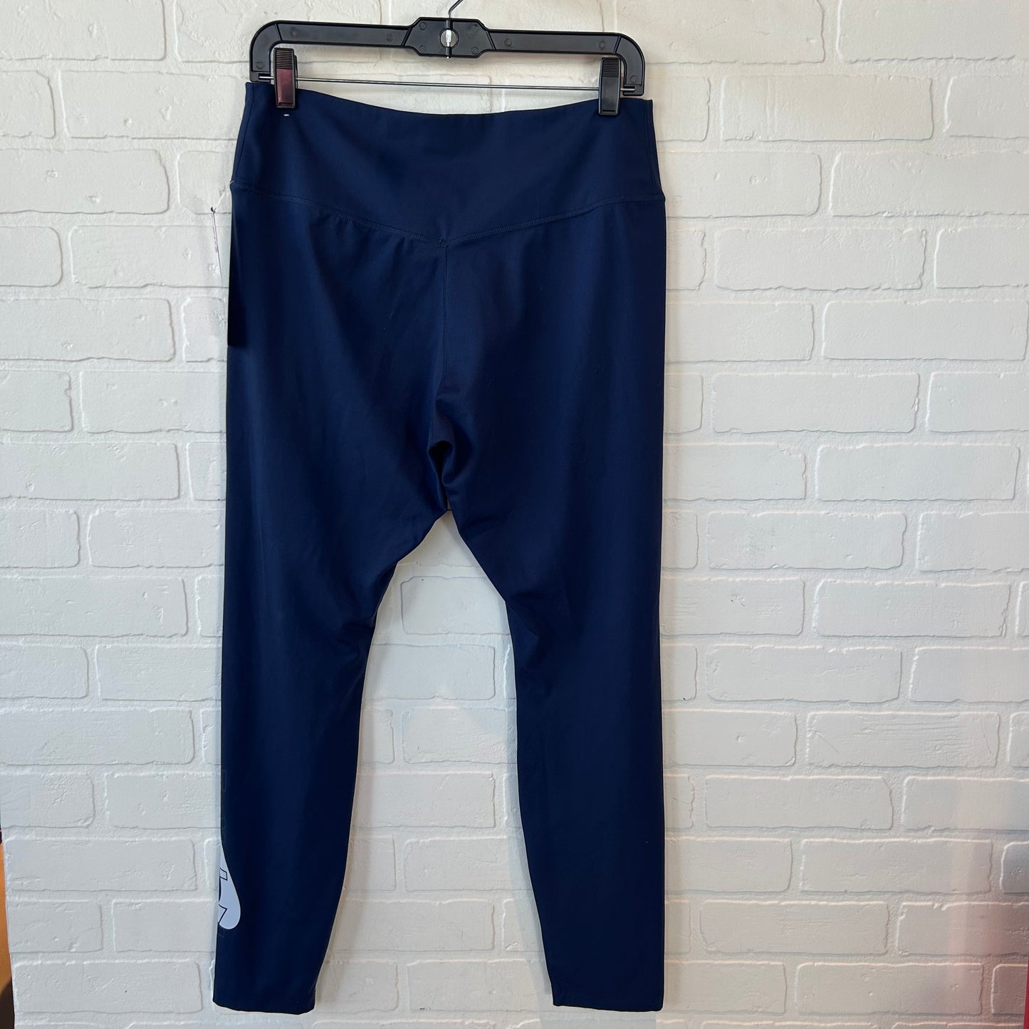 Athletic Leggings By Nike In Navy, Size: 12