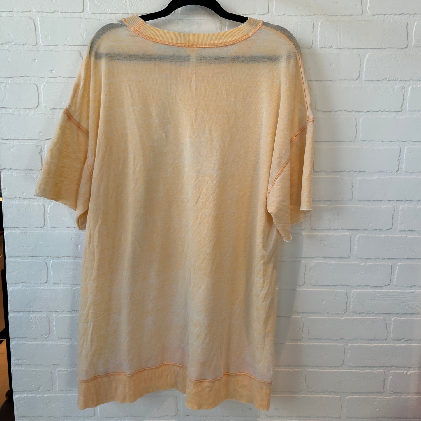 Top Short Sleeve Basic By Free People In Orange, Size: Xs