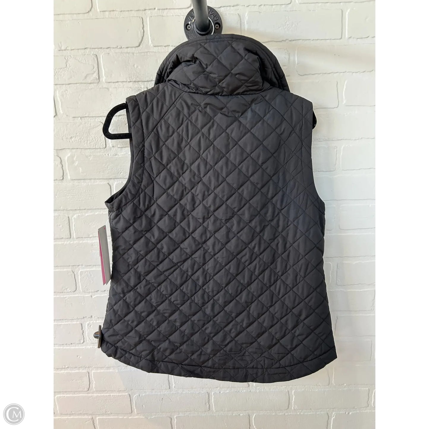 Vest Puffer & Quilted By Talbots In Black, Size: Mp