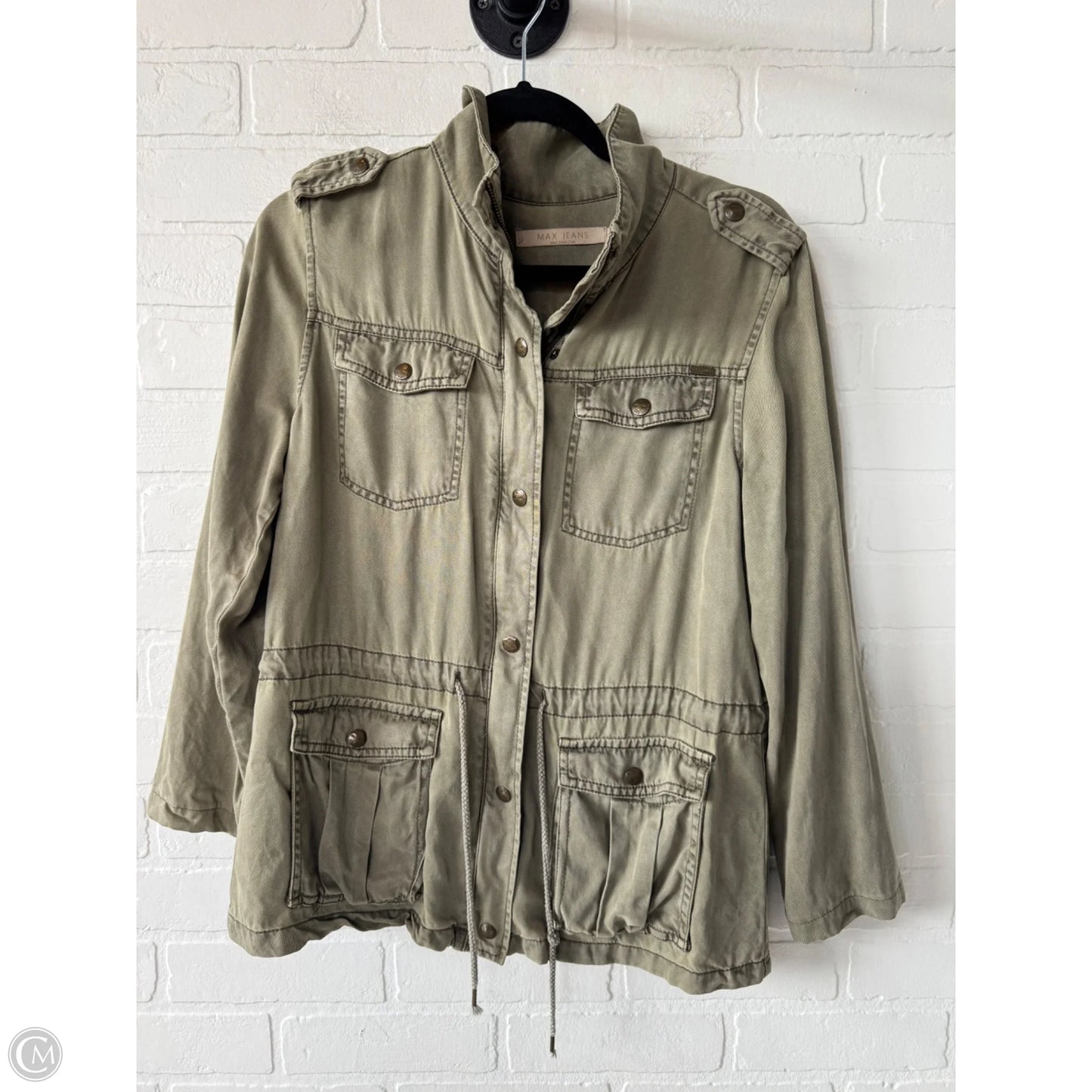 Jacket Denim By Max Jeans In Green, Size: M