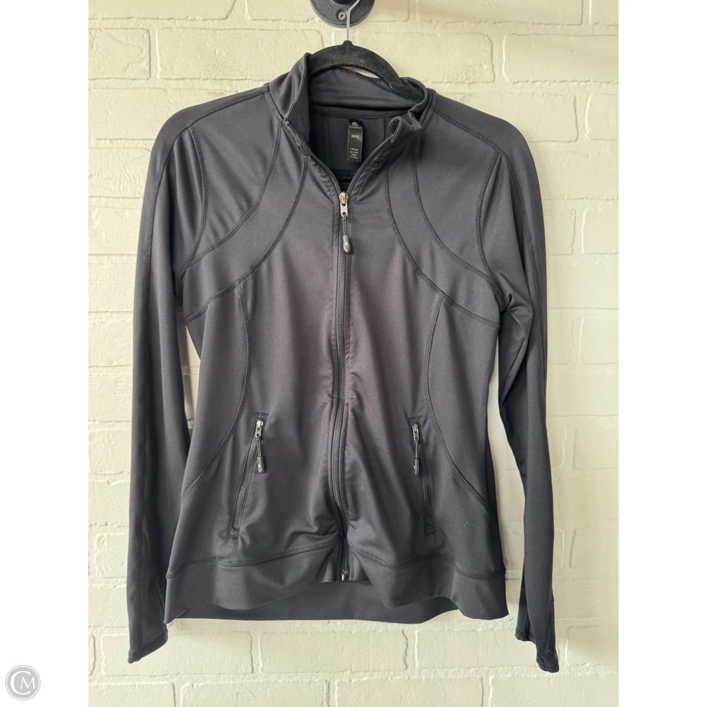 Athletic Jacket By Kyodan In Black, Size: M