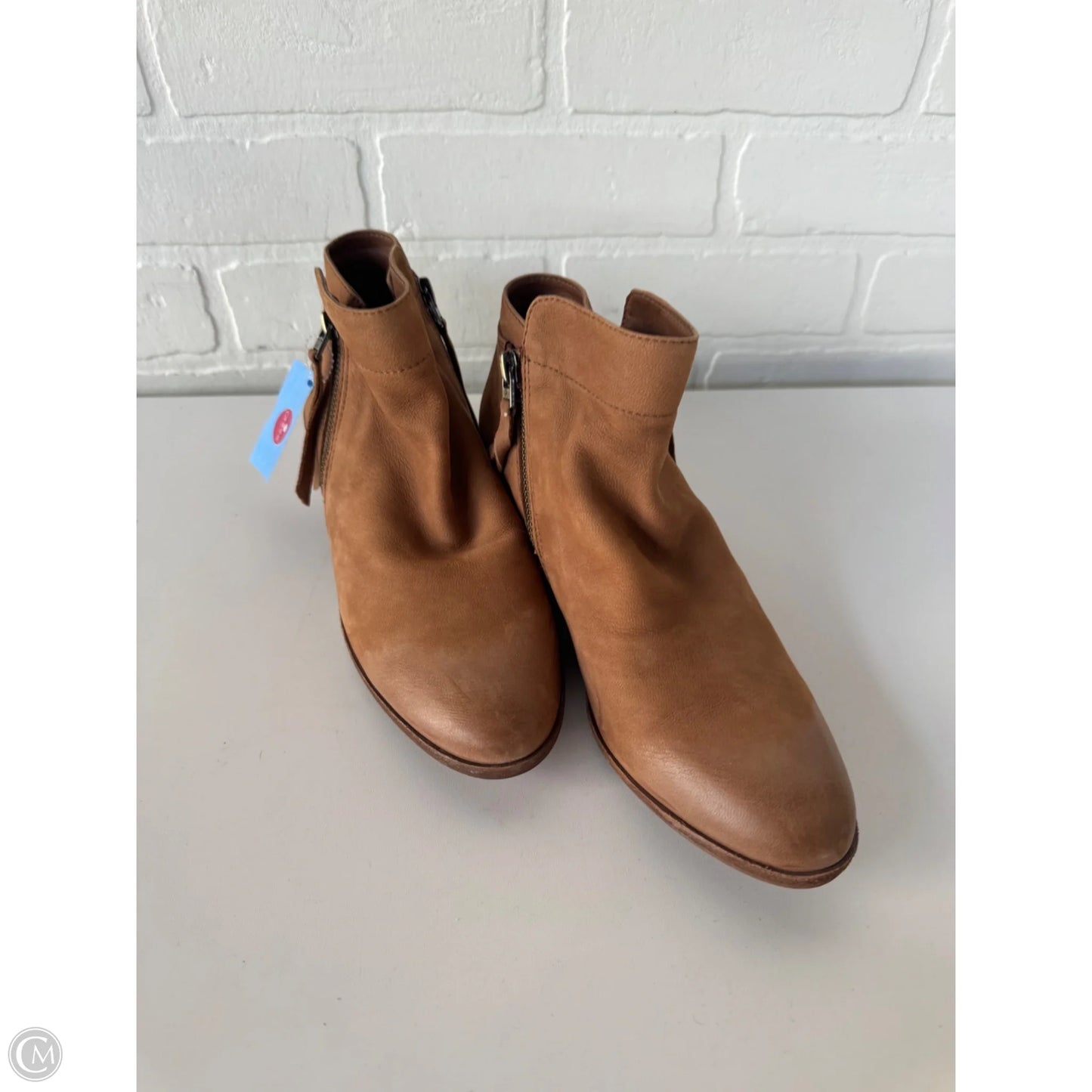 Boots Ankle Heels By Sam Edelman In Tan, Size: 7.5