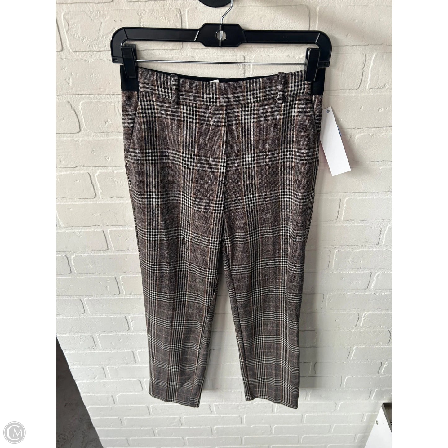 Pants Dress By H&m In Black & Cream, Size: 4