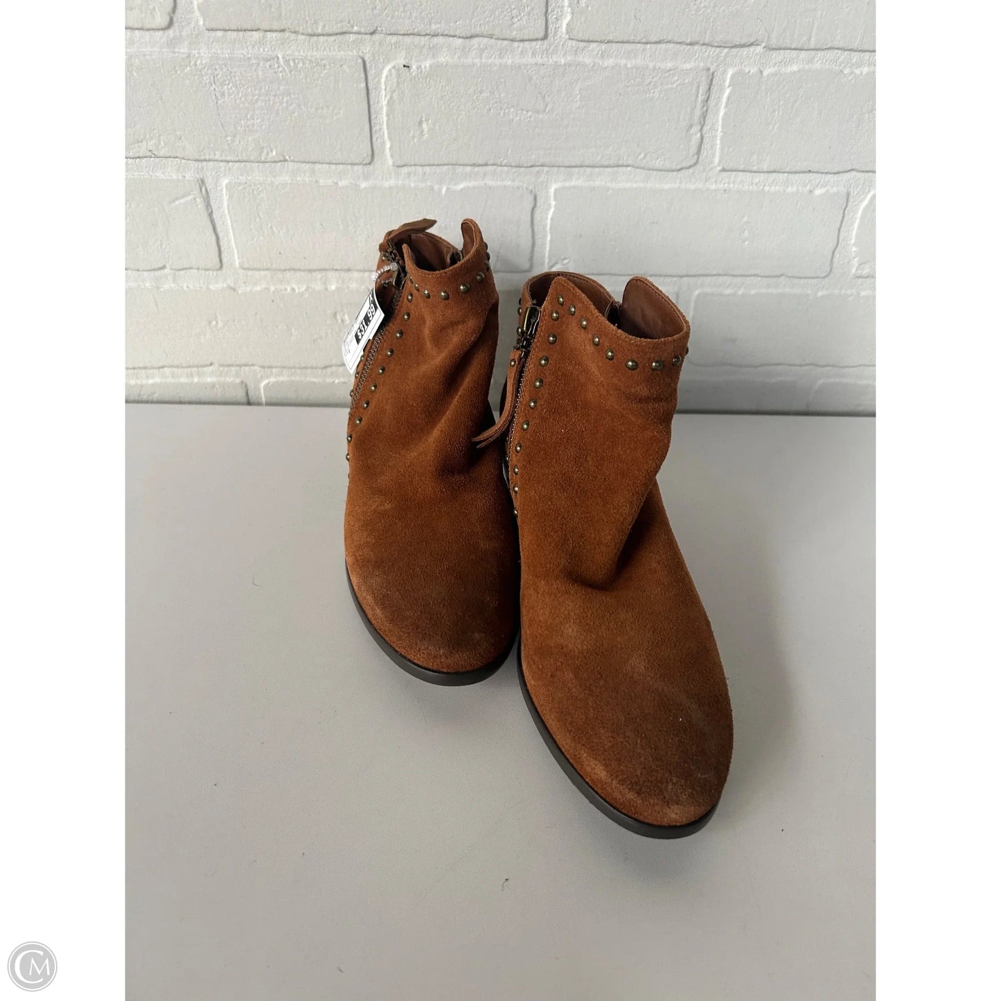 Boots Ankle Heels By Sam Edelman In Brown, Size: 8