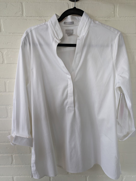 Blouse 3/4 Sleeve By Chicos  Size: L