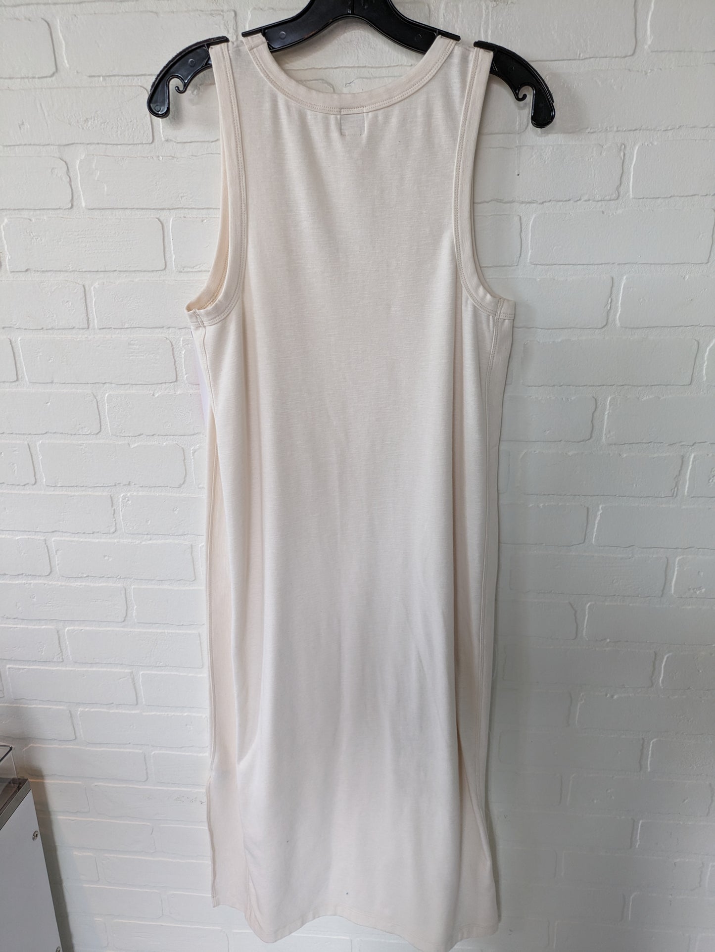 Cream Dress Casual Maxi Cmc, Size M