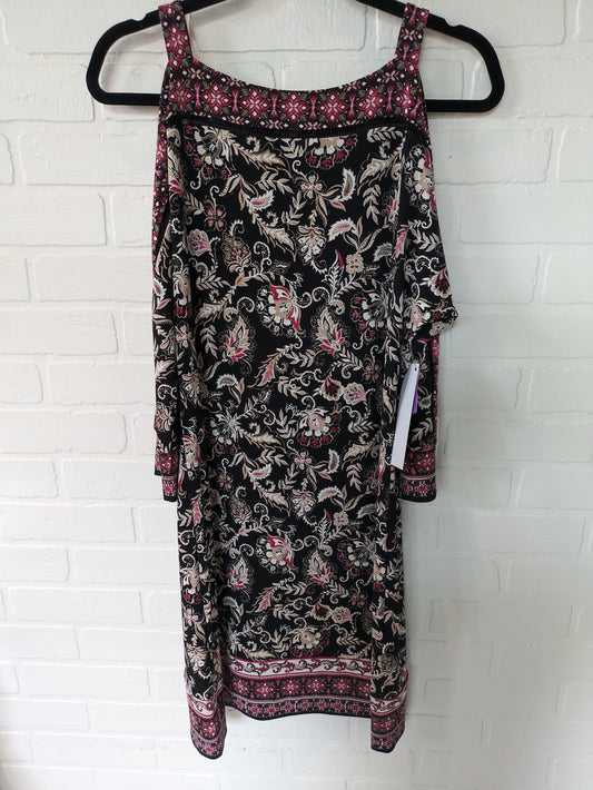 Floral Print Dress Casual Short White House Black Market, Size S