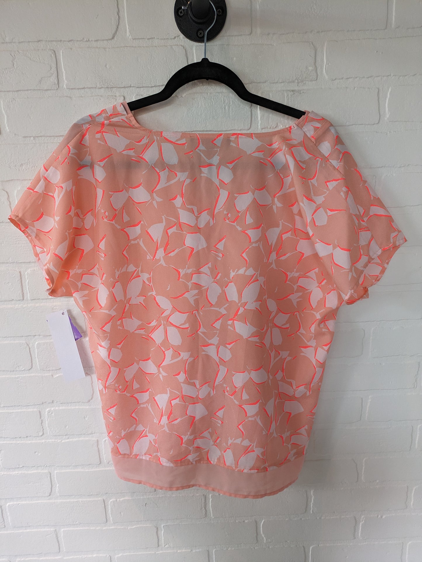 Orange Top Short Sleeve Dkny, Size M