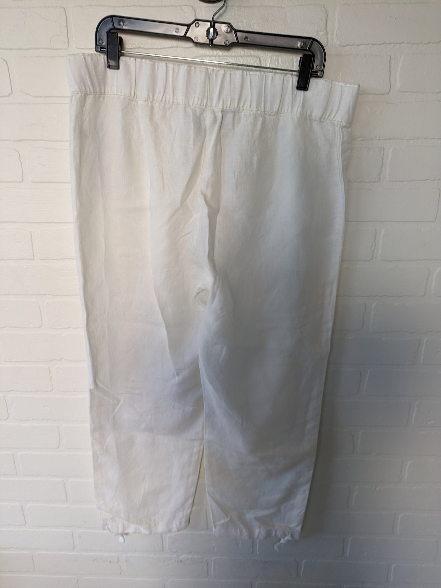 White Pants Wide Leg J. Jill, Size 8