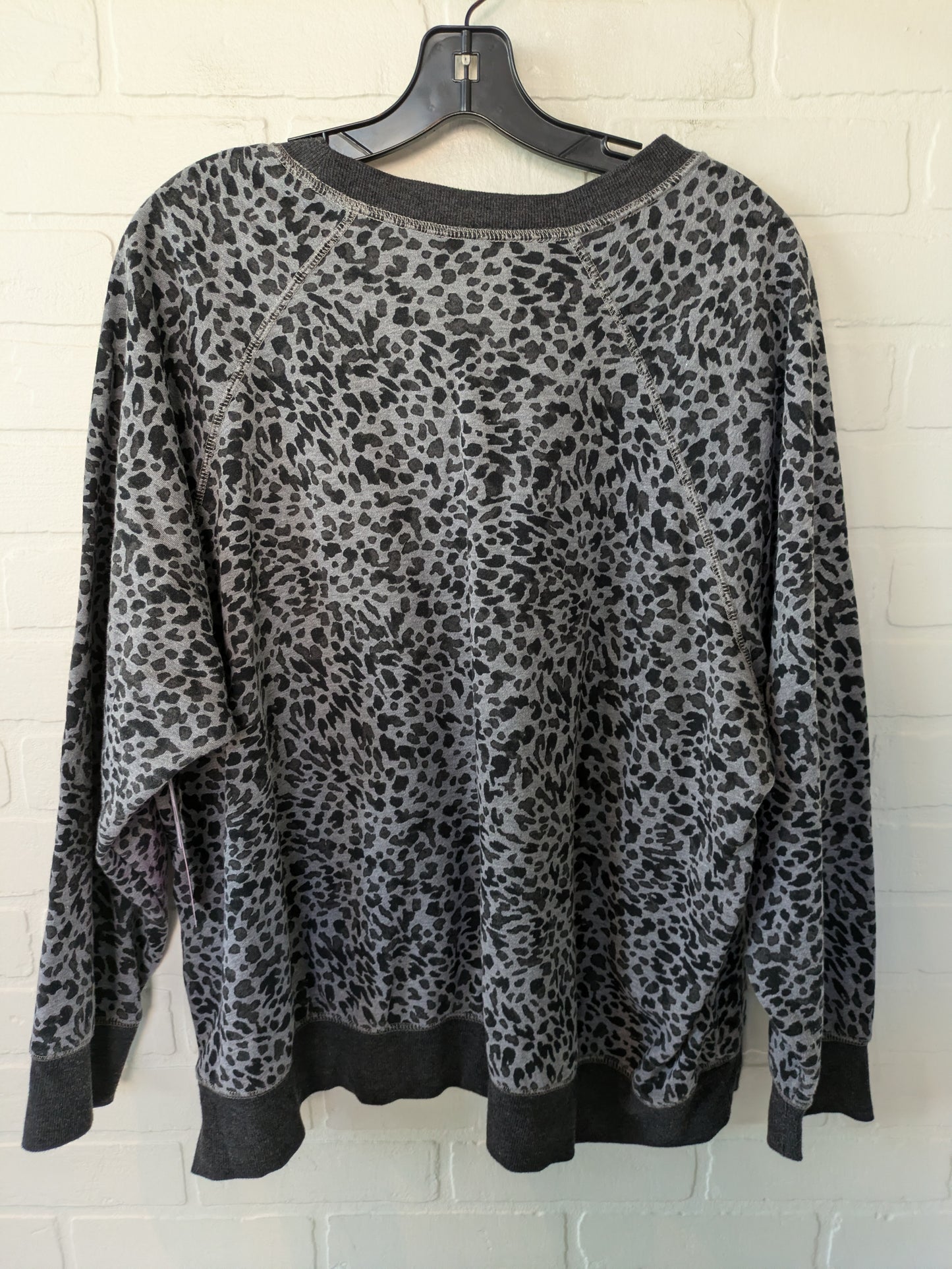 Black & Grey Sweatshirt Crewneck Old Navy, Size Xxl