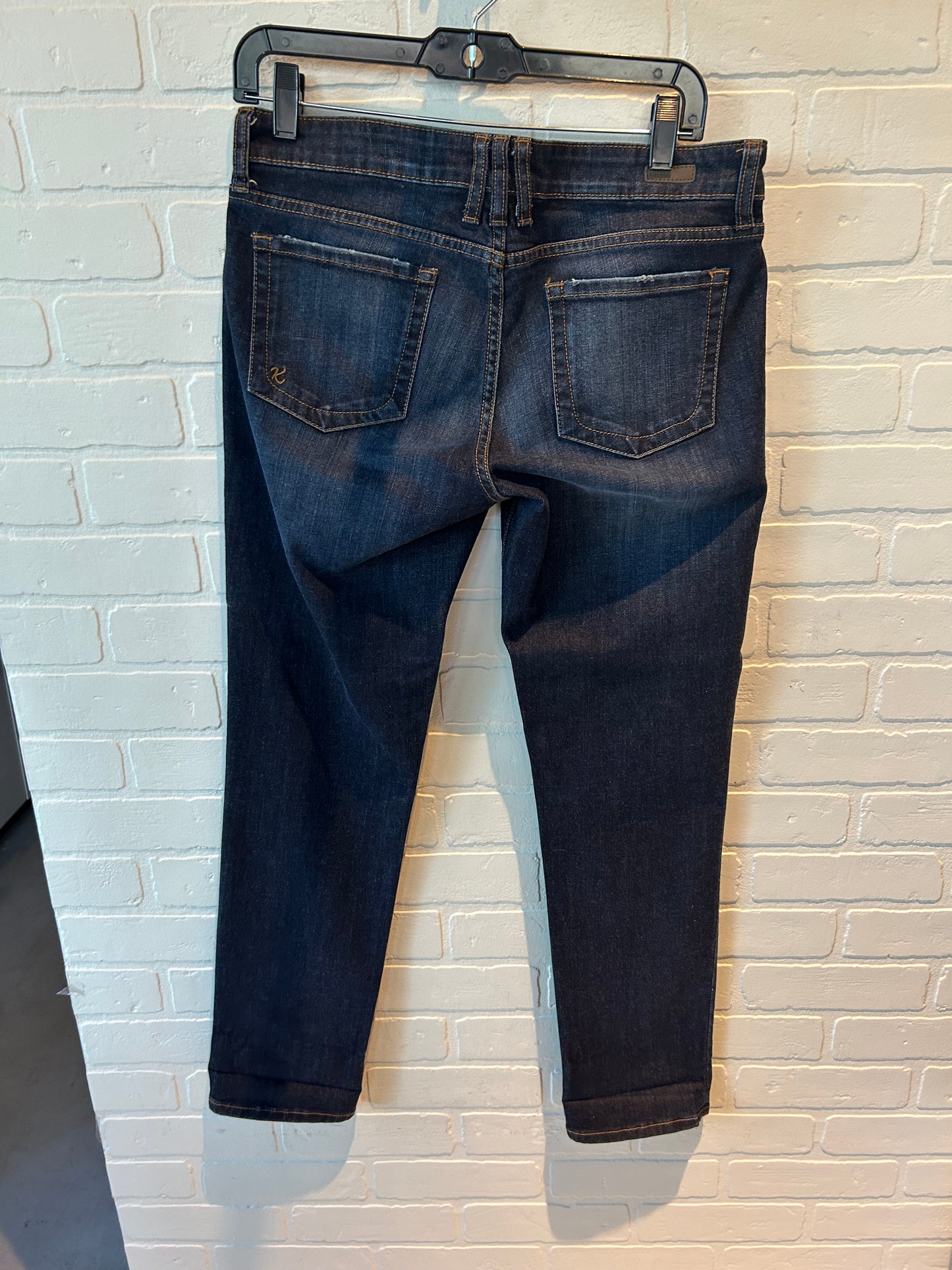 Jeans Straight By Kut In Blue Denim, Size: 6