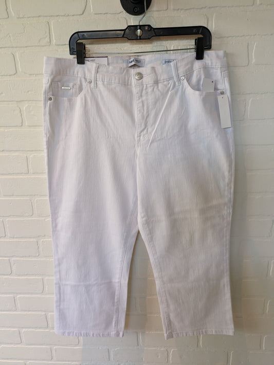 White Capris Nine West, Size 16