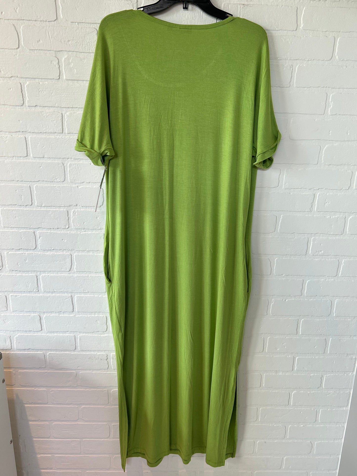 Green Dress Casual Maxi Ashley Stewart, Size Xl