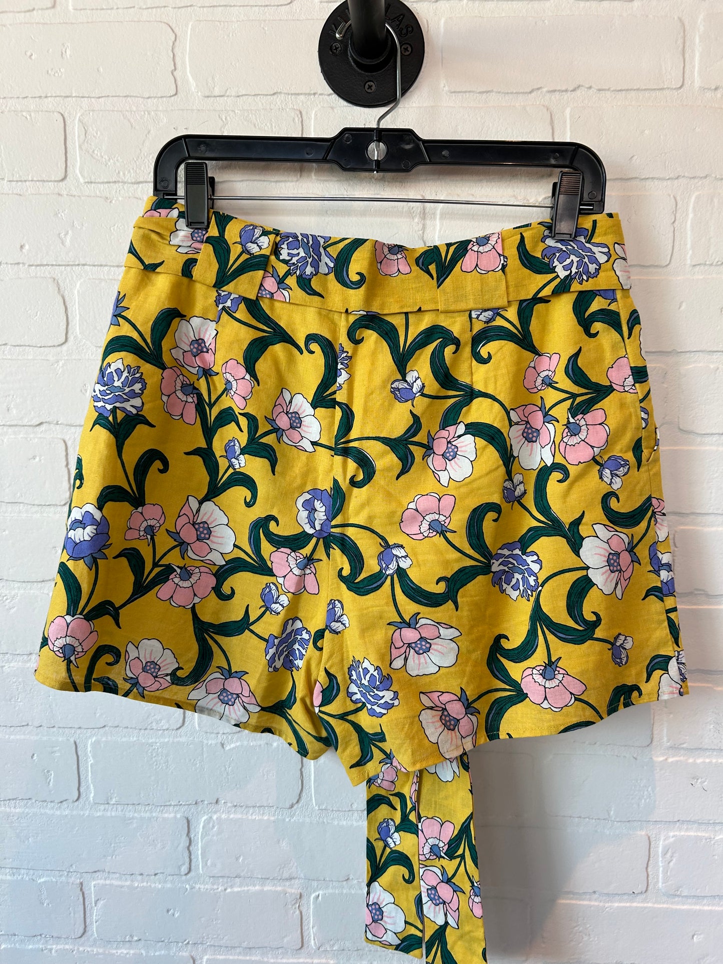 Yellow Shorts Moon River, Size 12